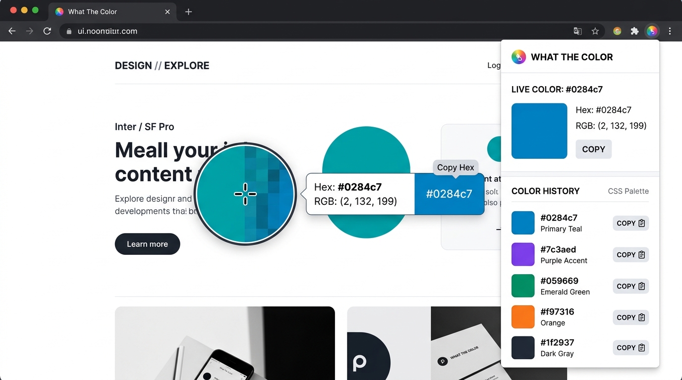 What The Color Chrome Extension